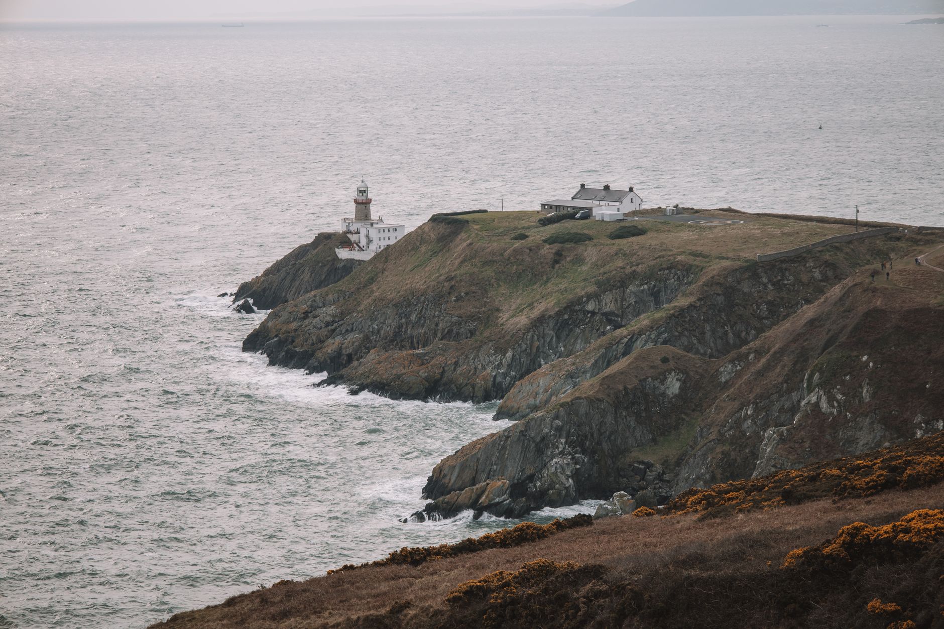 Dramatic sea cliffs meeting the Atlantic along the Horn Head headland